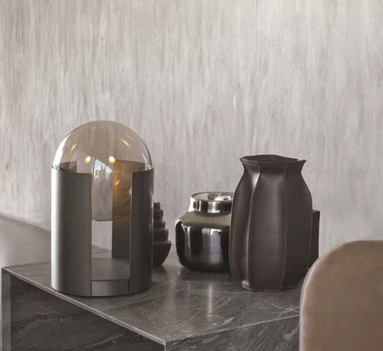 Glass Globe Table Lamp