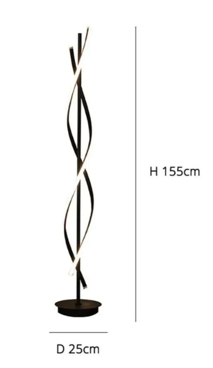 مصباح أرضي حلزوني 