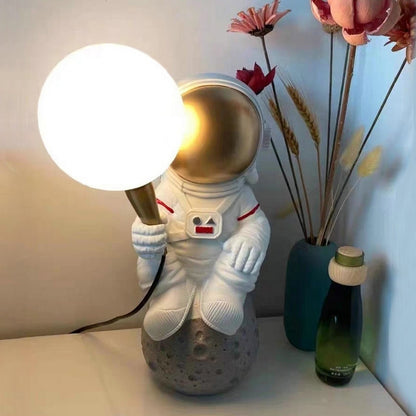Astronaut Table Lamp Decor Statue